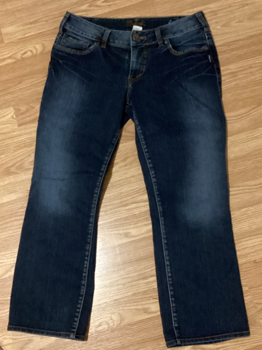 Silver Jeans Women’s Dark Indigo Straight Leg Jeans